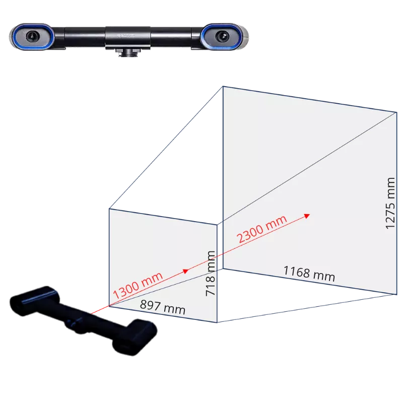 Mobius IM-M-1000-05 | Analyse 3D et DIC Haute Précision | Mescan