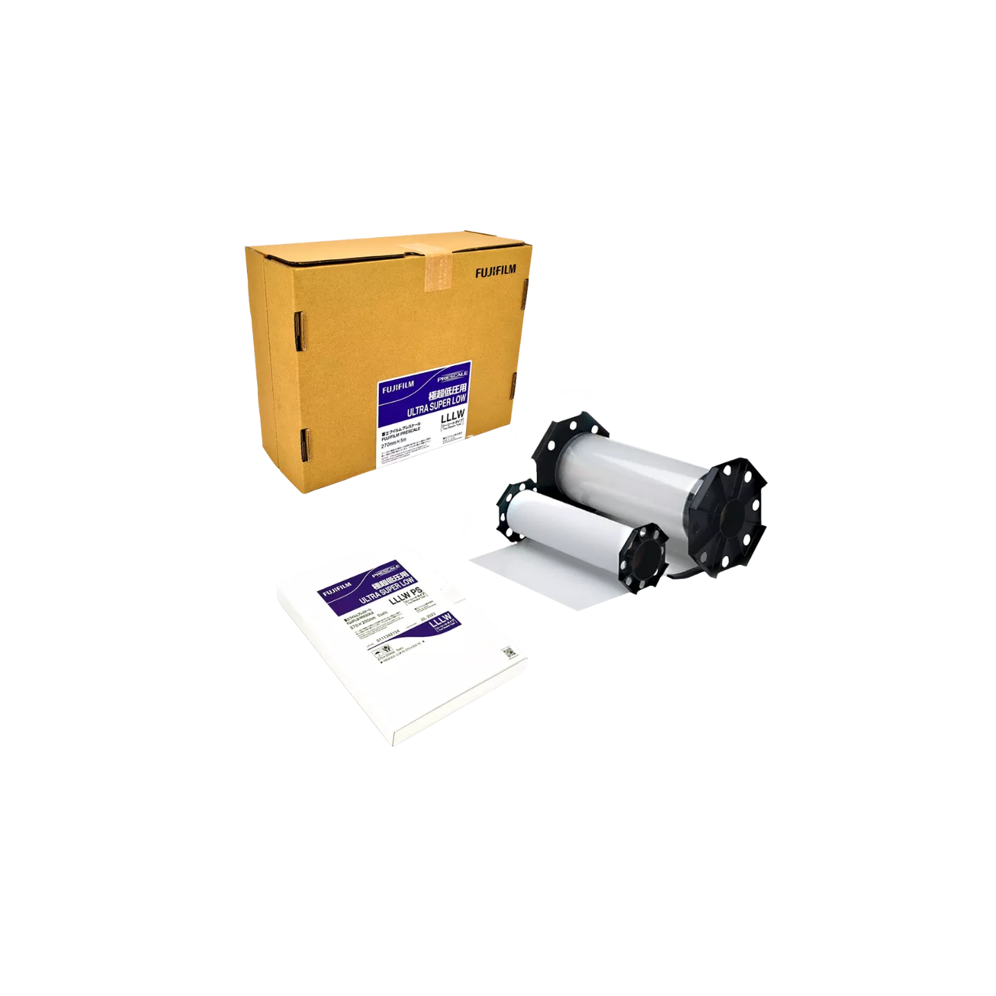 Film indicateur Fujifilm Prescale LLLW pour la cartographie des pressions ultra-basses comprises entre 0,2 et 0,6 MPa