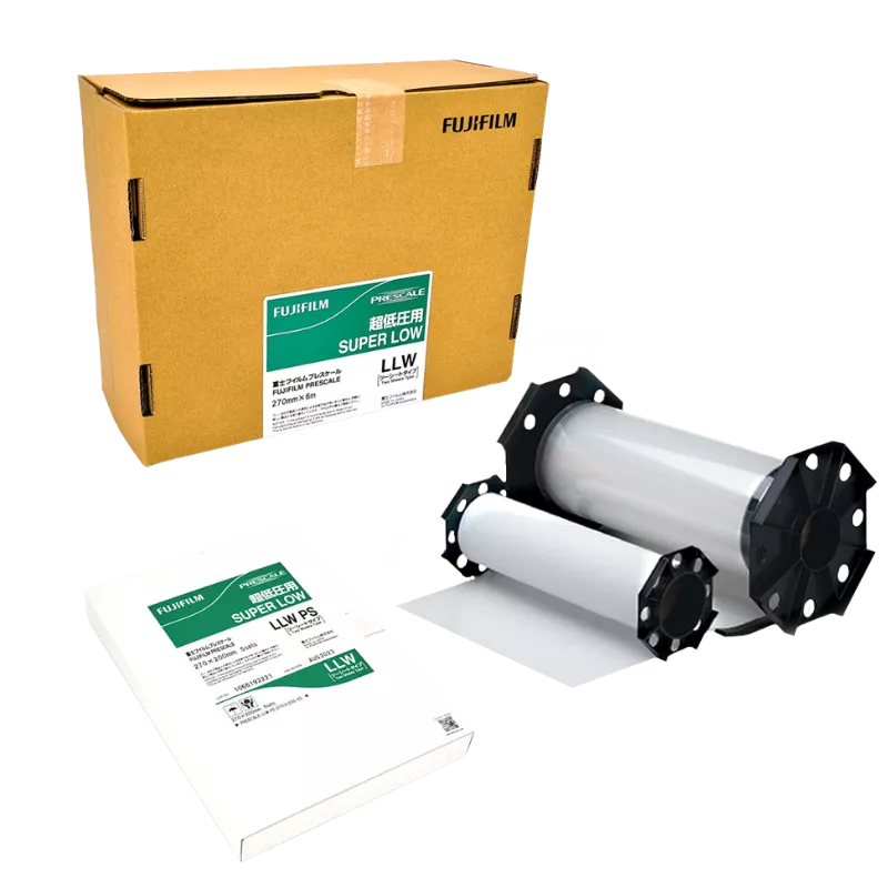 Film Fujifilm Prescale LLW (Super Low) pour la mesure de pressions allant de 0,5 à 2,5 MPa