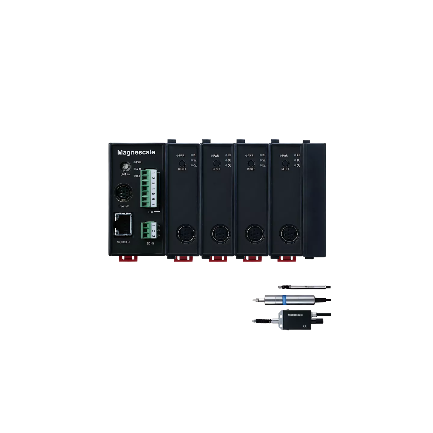 Magnescale MG80-SC + MG80-CM, interface série et Ethernet pour palpeurs numériques Digital Gauge DK, DK800S et DT